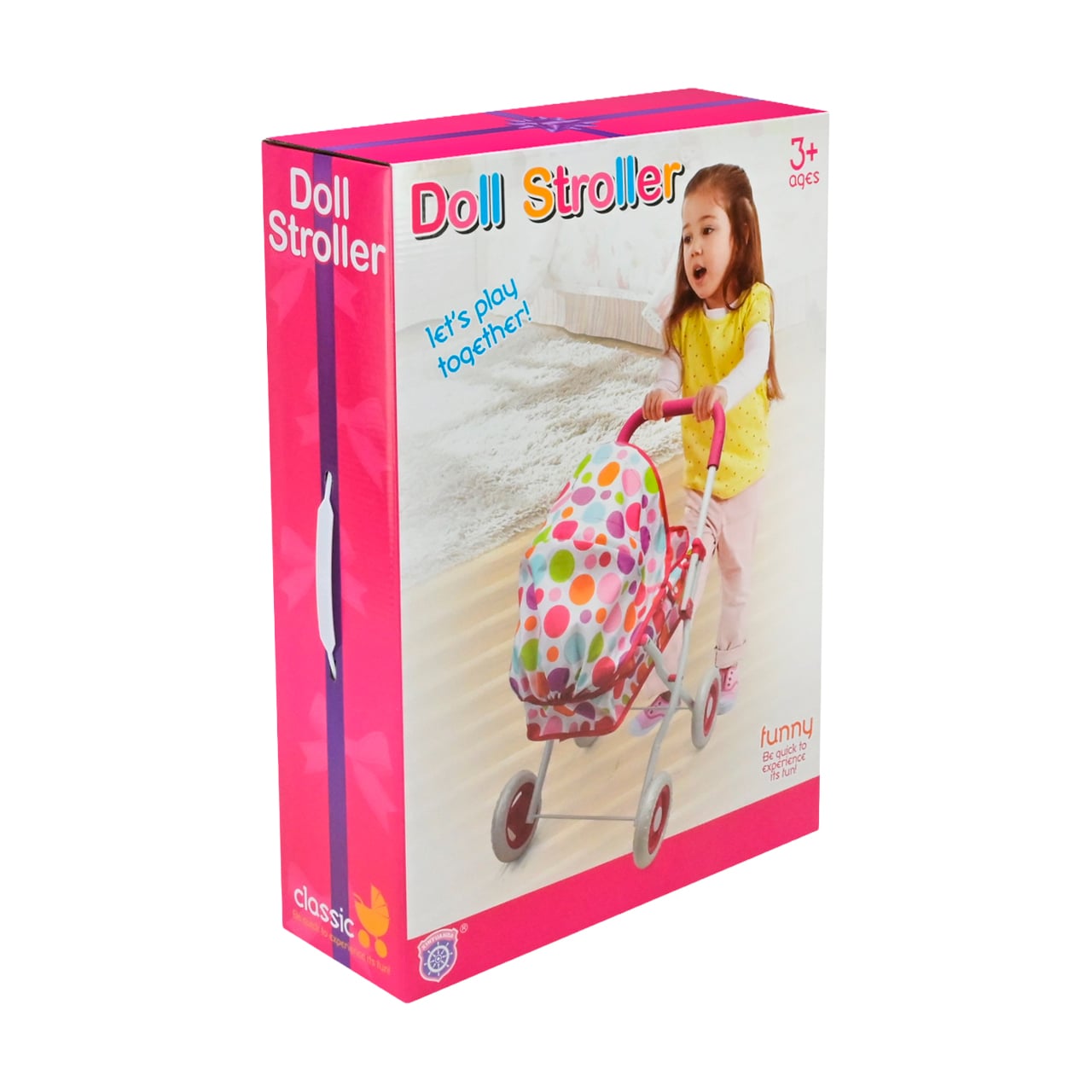 Дитячий візочок для ляльок Shantou Jinxing Doll Stroller від 3 років (19881BSGS)